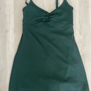 Aeropostale Forest Green forced v-neck tennis dress.